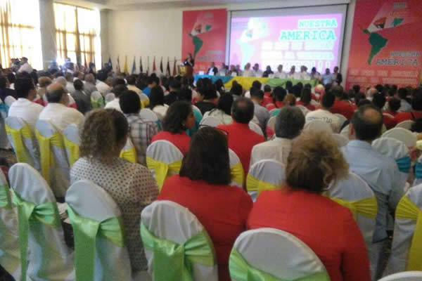 Delegaciones internacionales de Izquierda, se reúnen en Managua para celebrar juntos el 38/19