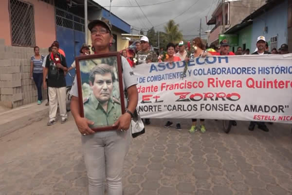 Estelí rinde homenaje al comandante Francisco Rivera “el zorro”