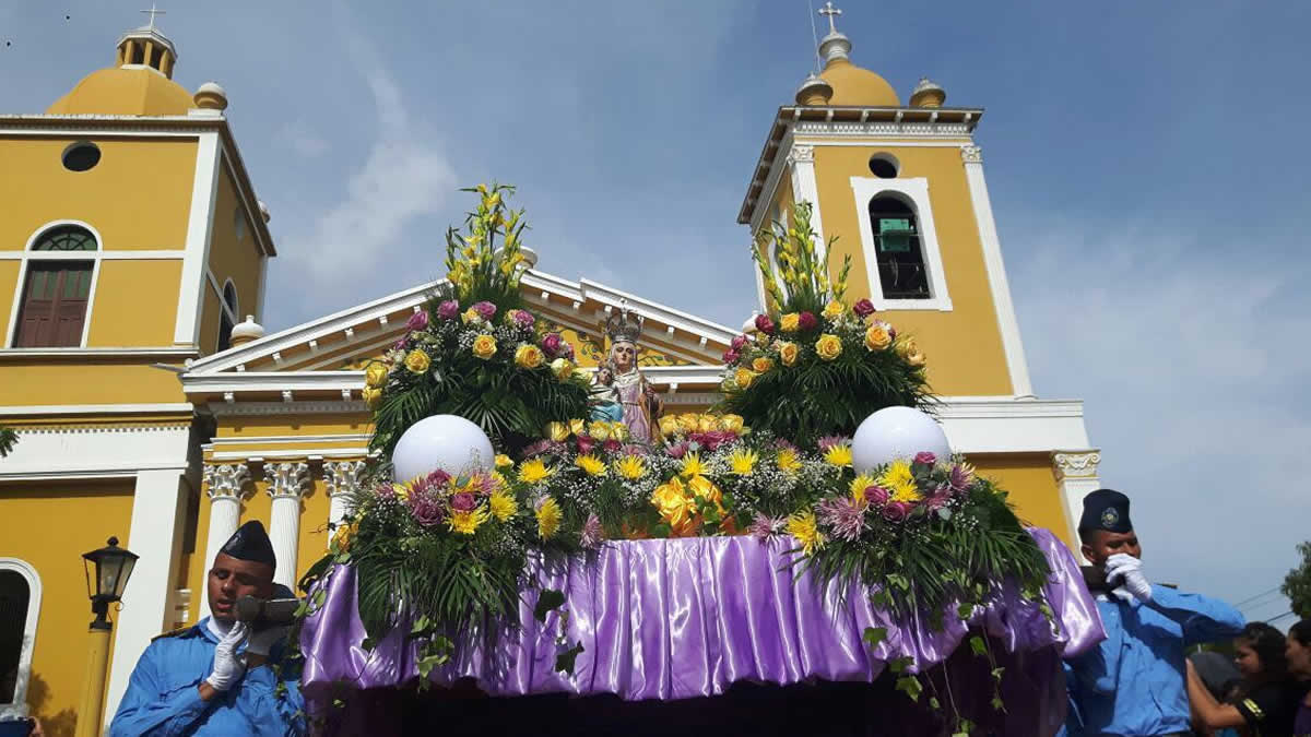 Chinandeganos celebran a su patrona Santa Ana Viva Nicaragua Canal 13
