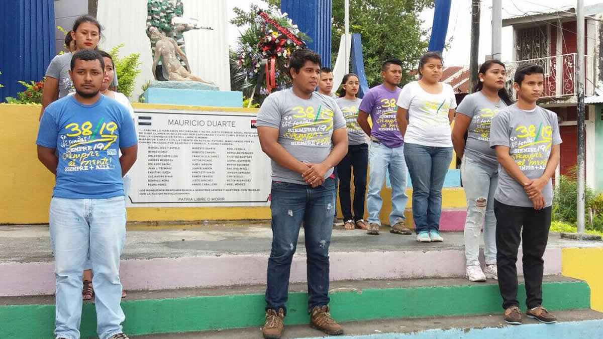 Juventud Sandinista boaqueña conmemora el día de la alegría nacional