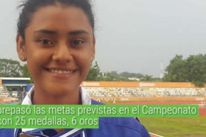 Nicaragua sobrepasó las metas previstas en el Campeonato de Atletismo con 25 medallas, 6 oros