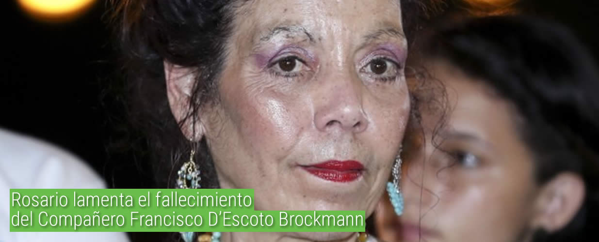 Rosario lamenta el fallecimiento del Compañero Francisco D'Escoto Brockmann