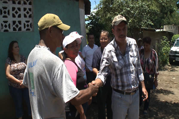 Candidatos diriambinos por la fórmula Unida, Nicaragua Triunfa recorren las calles del suroeste 
