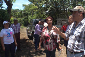 Candidatos diriambinos por la fórmula Unida, Nicaragua Triunfa recorren las calles del suroeste