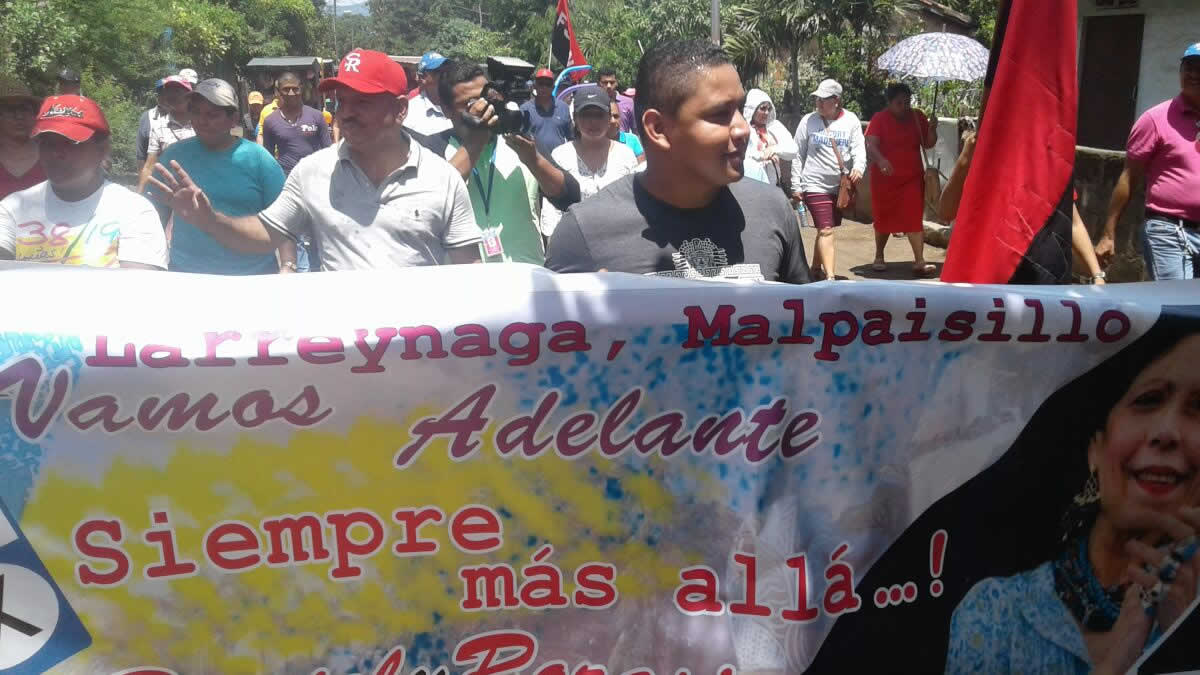 Pobladores de todo León respaldan la Alianza Unida, Nicaragua Triunfa