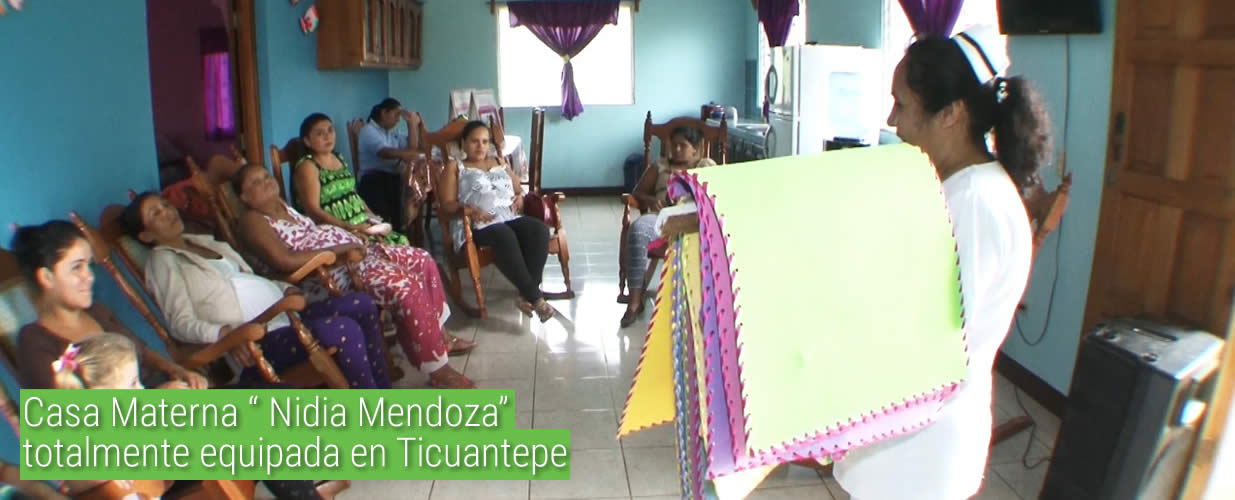 Casa Materna “ Nidia Mendoza” totalmente equipada en Ticuantepe