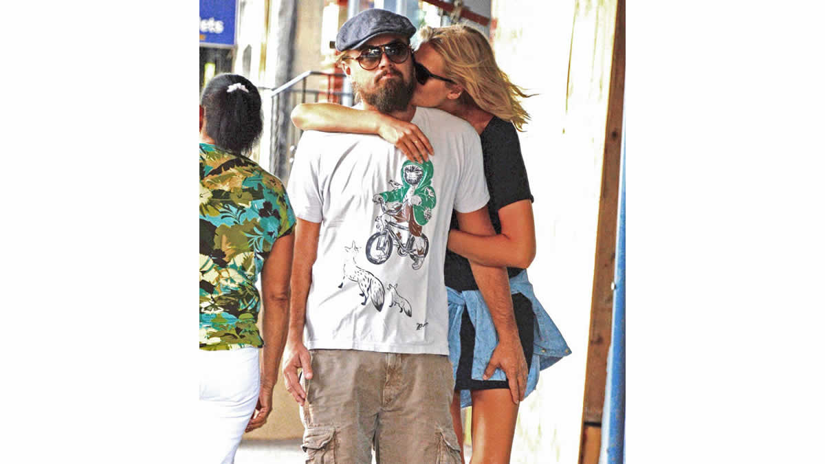 Leonardo DiCaprio y su ex novia Toni Garrn con ¡Las Manos en la Masa!