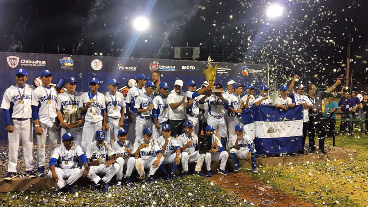 Nicaragua se baña de oro en el Panamericano Sub14 de Béisbol Viva