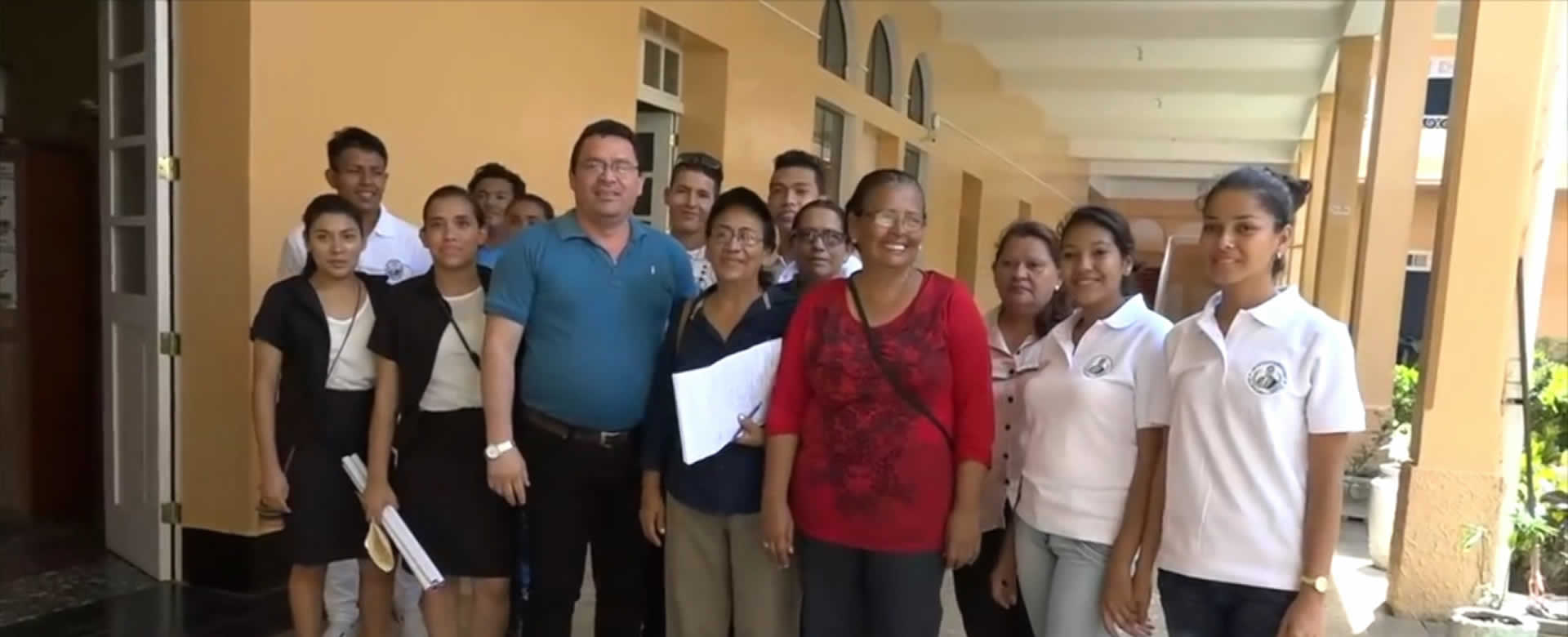 Candidat@s del FSLN visitan la Universidad Rubén Darío en Diriamba