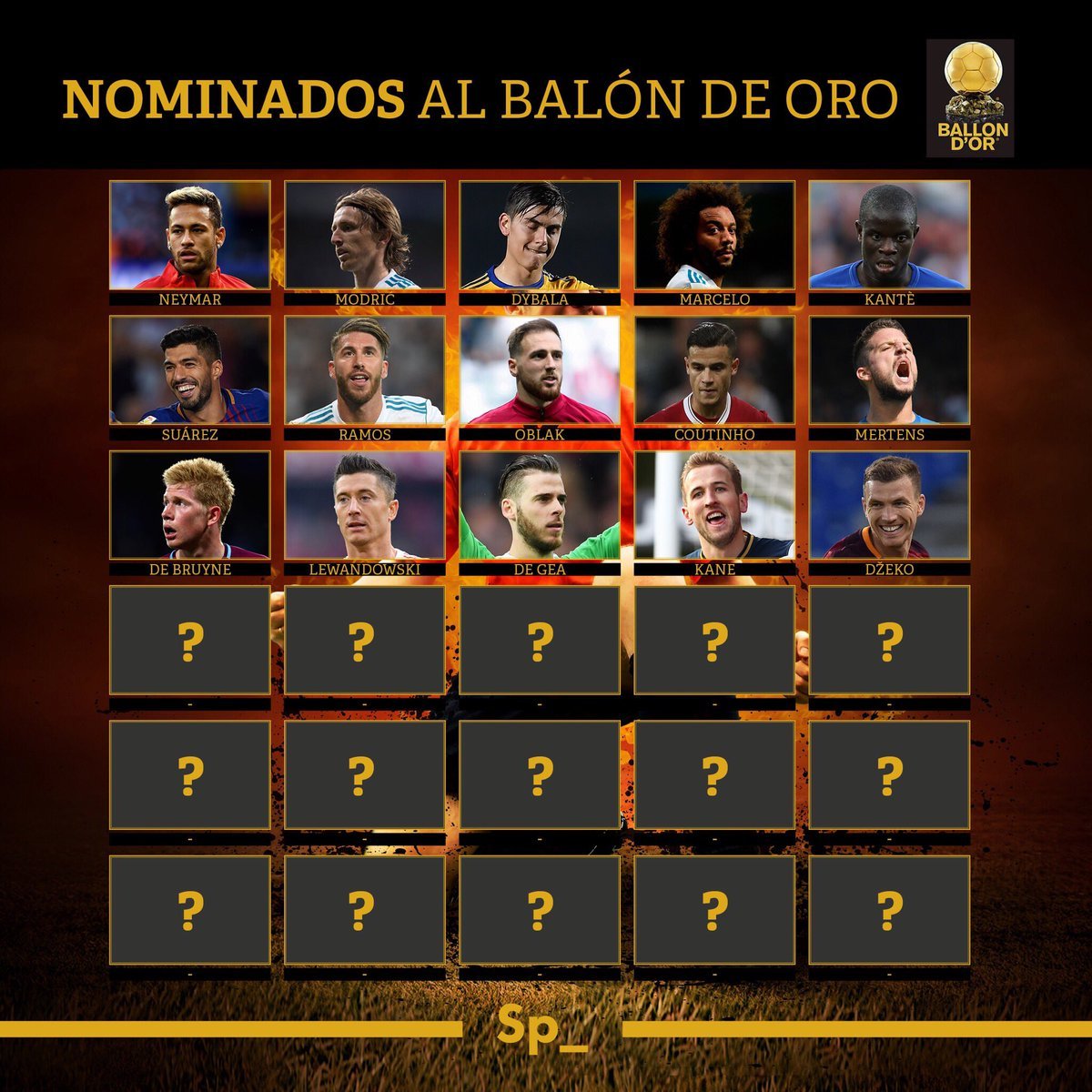 Los 30 nominados al Balón de Oro 2017 ya no son un secreto Viva
