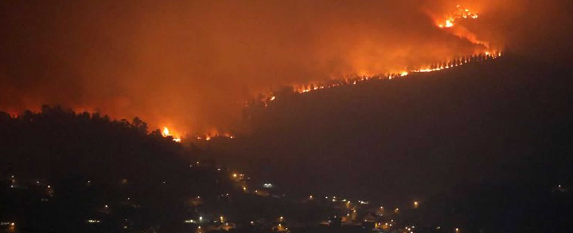 Más de 125 incendios simultáneos enardecieron Galicia, España