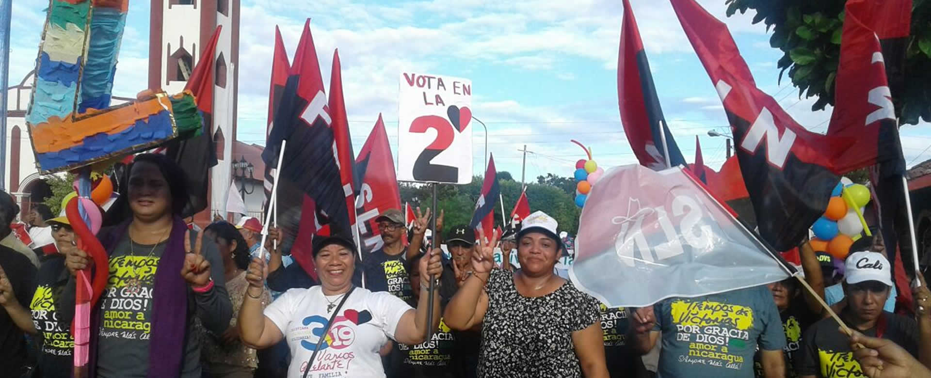 Mokuanes contagia con su ritmo a familias de Telica en cierre de campaña del FSLN