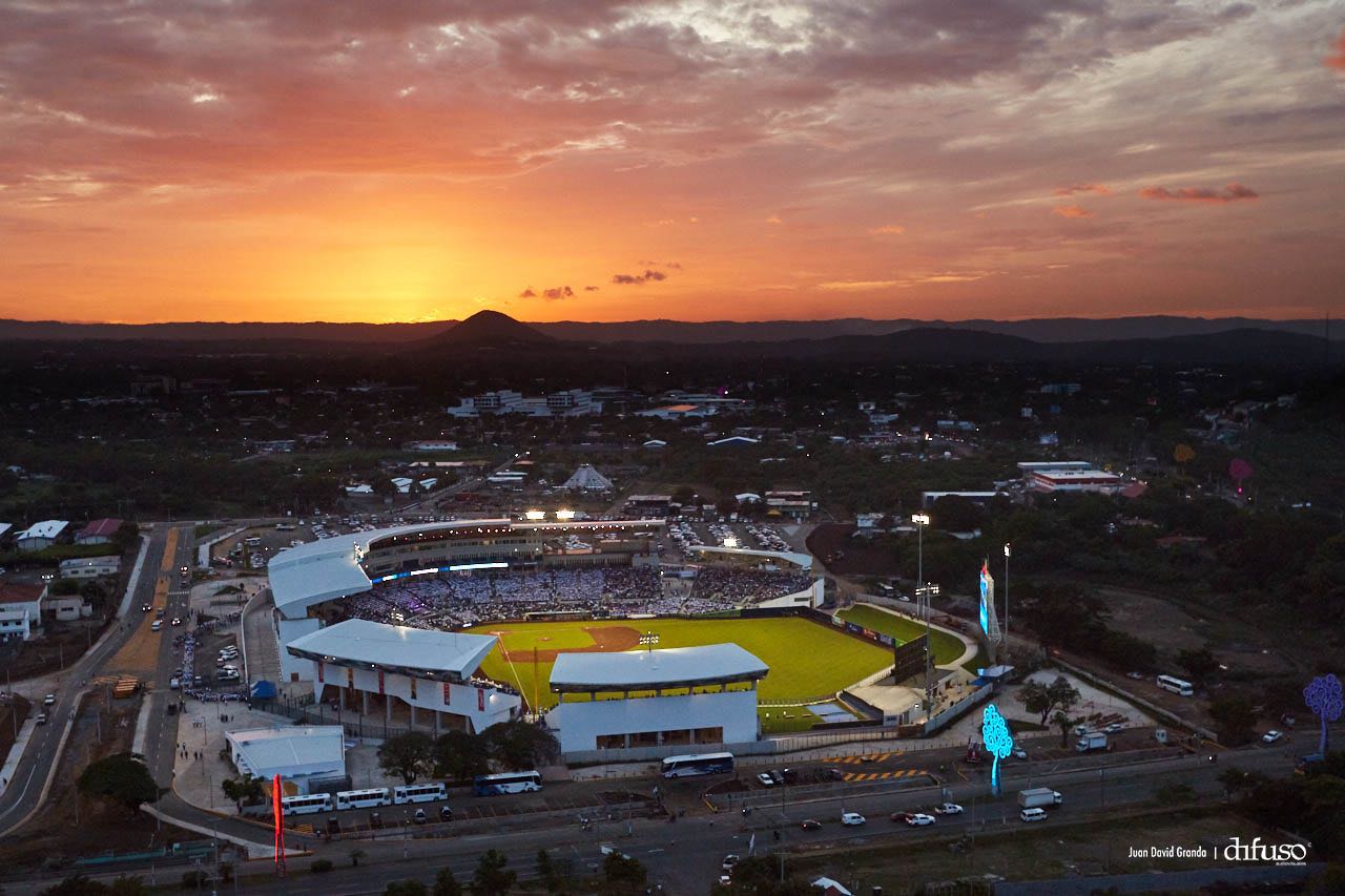 El nuevo Estadio Dennis Martínez desde las nubes