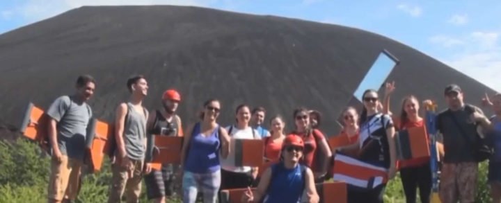 Volcano surfing, una aventura extrema en Nicaragua