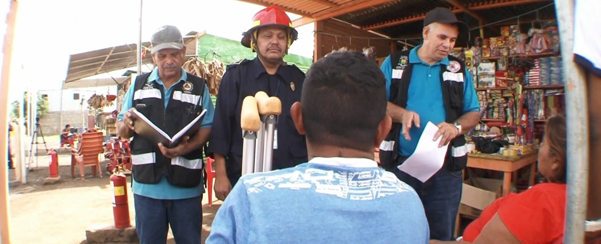 DGB inspecciona puestos de pólvora en Ciudad Sandino