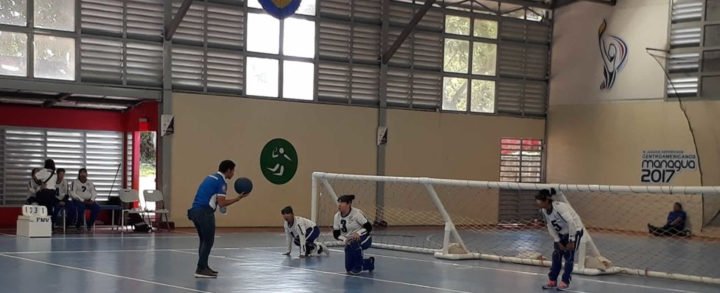 Nicaragua se destaca en GoalBall femenino en los Juegos Paracentroamericanos