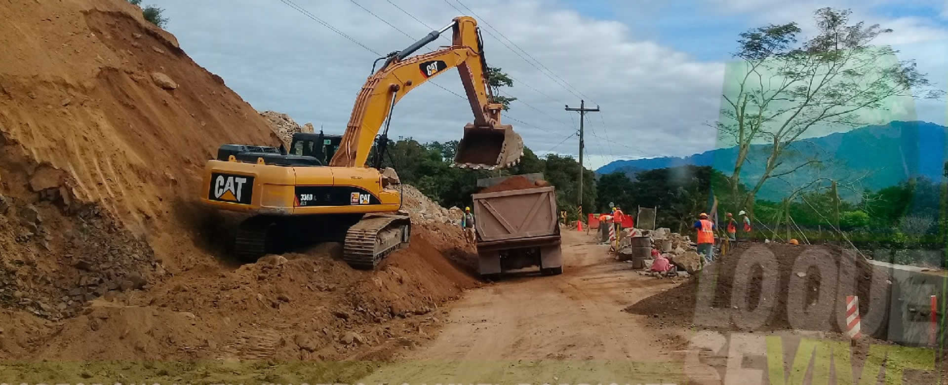 Continua construcción de carretera Pantama Wiwili en Jinotega