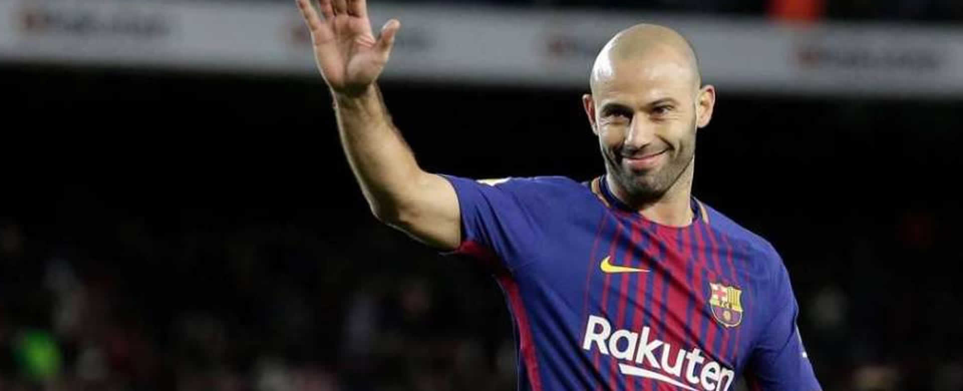 El Barca despide a Javier Mascherano