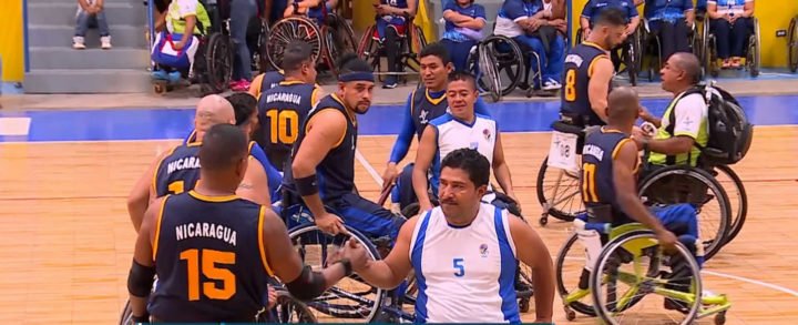 Selección Nacional Masculina de Baloncesto en silla de ruedas vence a El Salvador