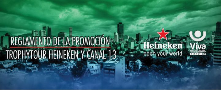 Heineken y Viva Nicaragua, Canal 13 te llevan a México al TROPHYTOUR