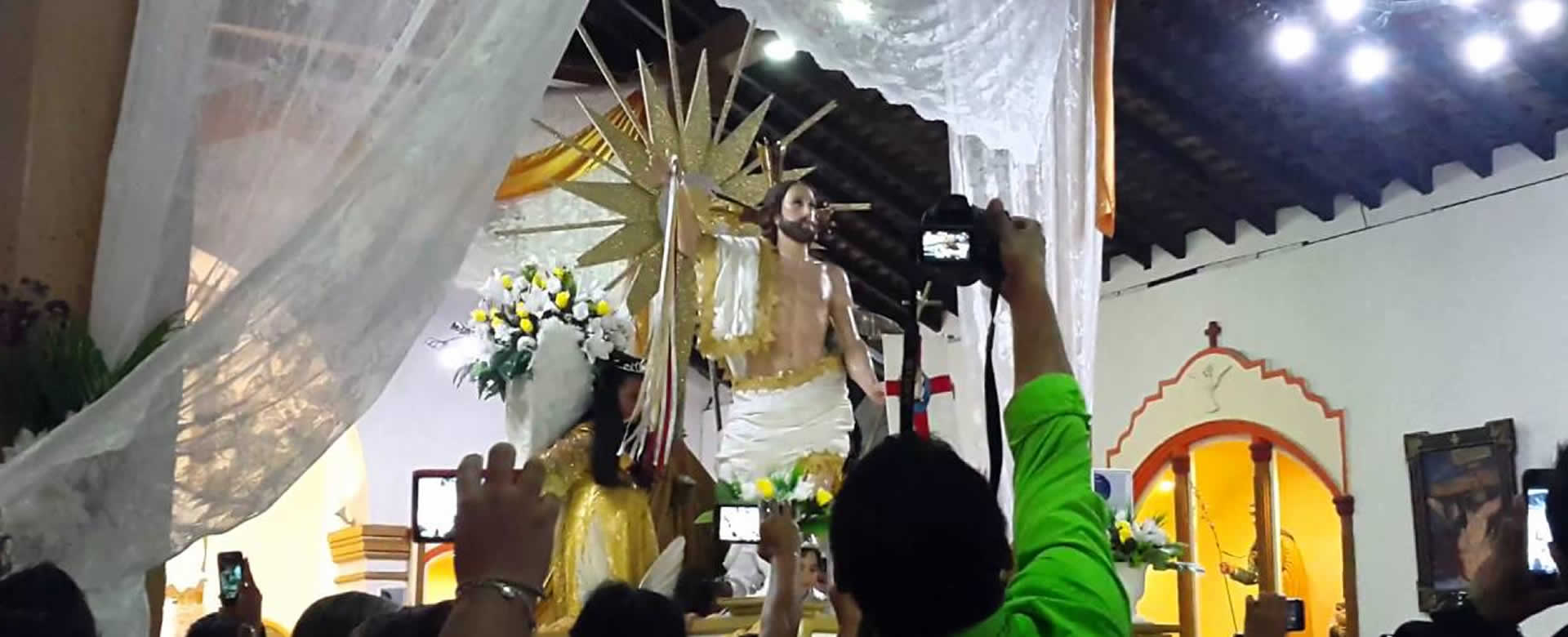 Niquinohomo celebra 120 años de la llegada de la imagen del Cristo Resucitado