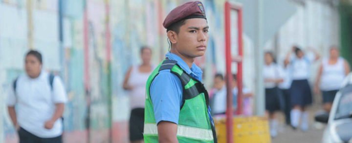 Policía Nacional resguarda la integridad de los nicaragüenses en paradas de buses