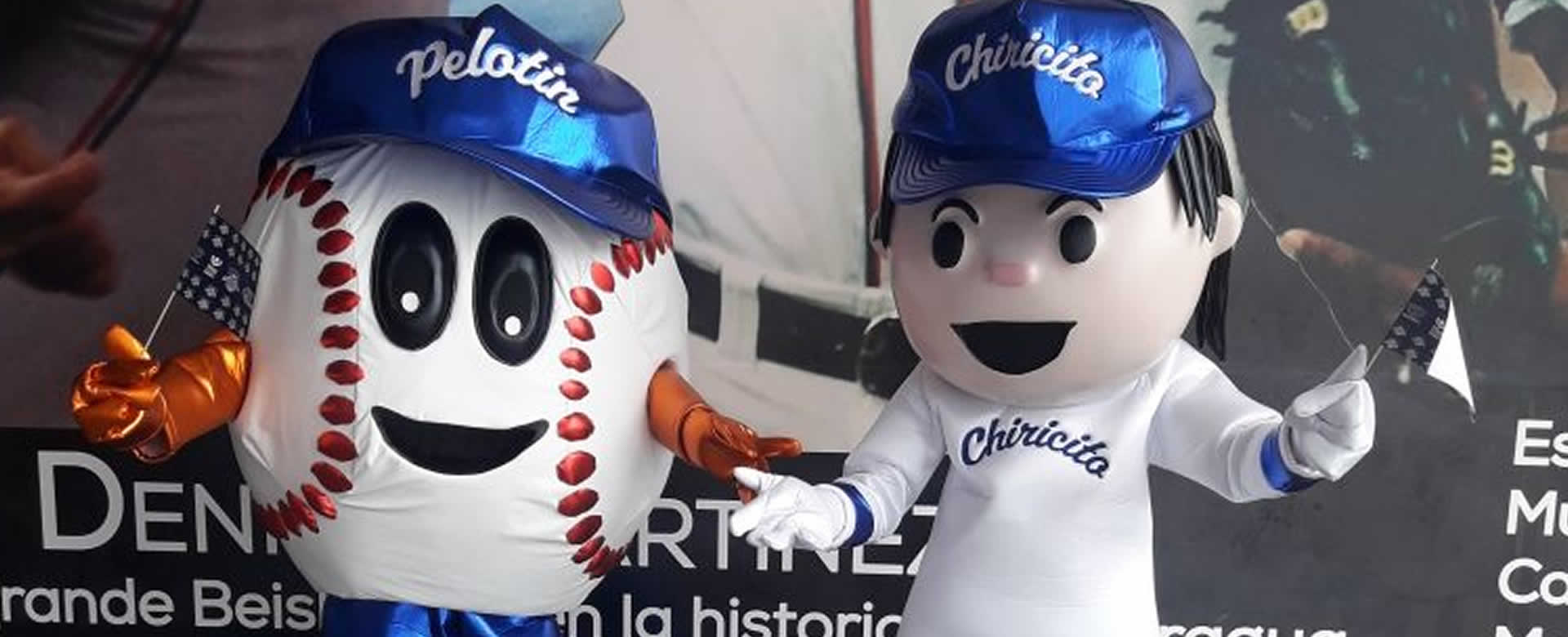 Chiricito y Pelotin las mascotas oficiales de la serie Internacional de Béisbol