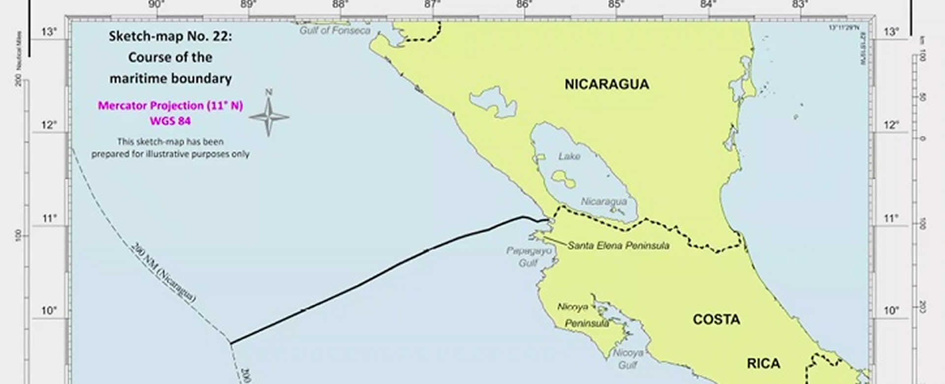Fallo de la CIJ deja a Nicaragua con abundantes áreas marítimas y plataformas continentales frente a ambas costas