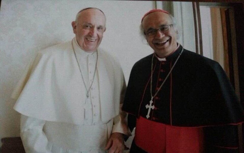 Cardenal Brenes fue recibido en audiencia privada por el Papa Francisco