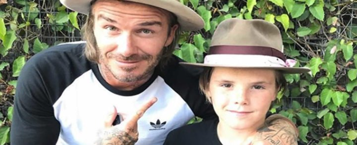 El menor de los Beckham alborota redes sociales con voz angelical