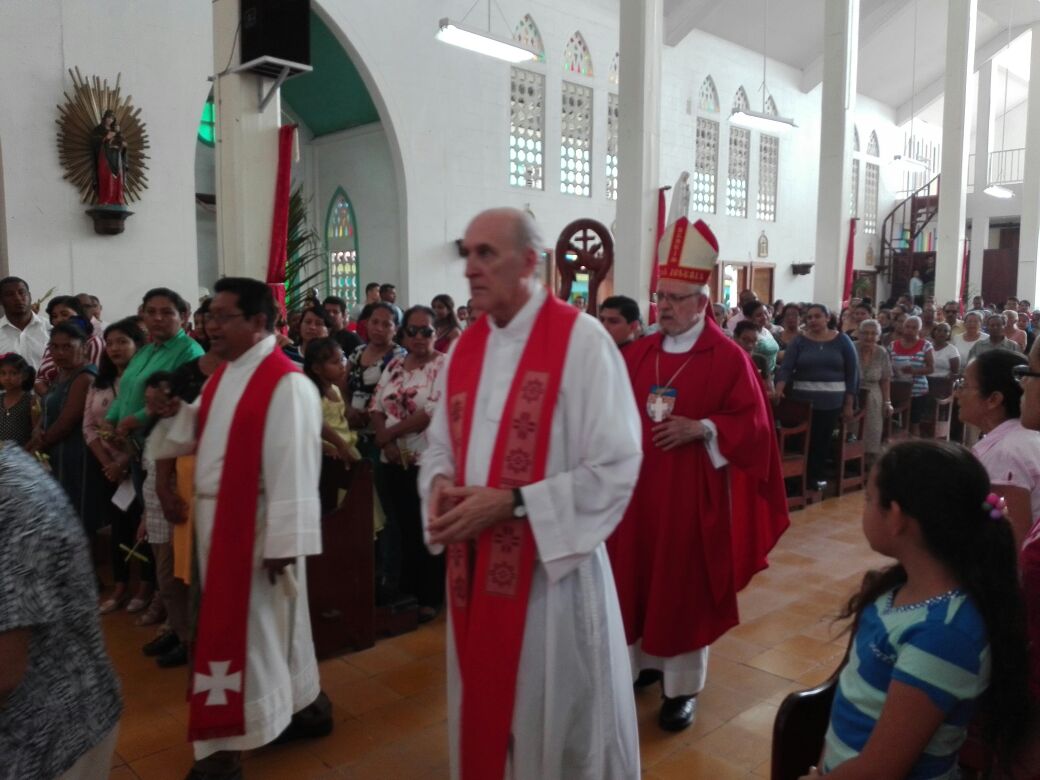 Unión de iglesia Anglicana, Católica y Morava en fe y comunión de Domingo de Ramos