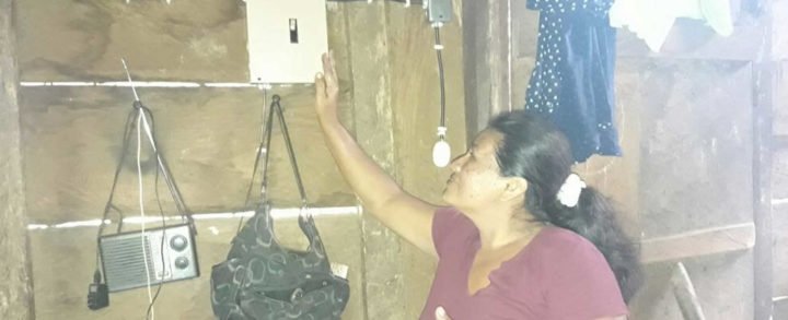 Las Cuchillas comunidad de Ometepe, ya cuenta con el servicio de energía eléctrica