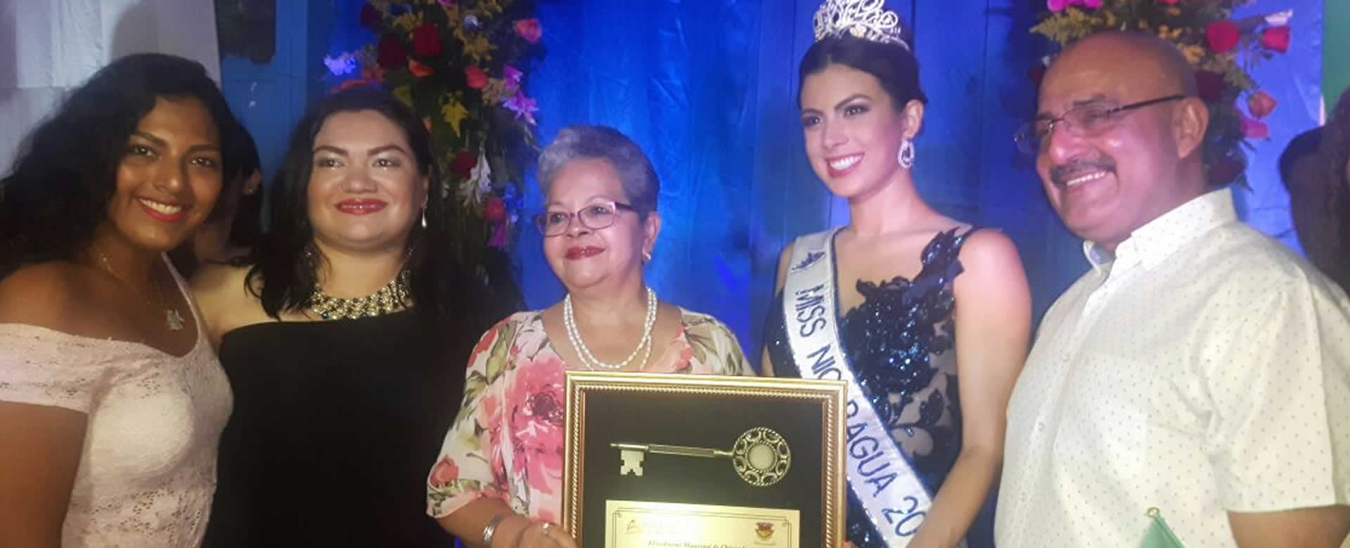 Chinandega recibe a Adriana Paniagua, Miss Nicaragua 2018