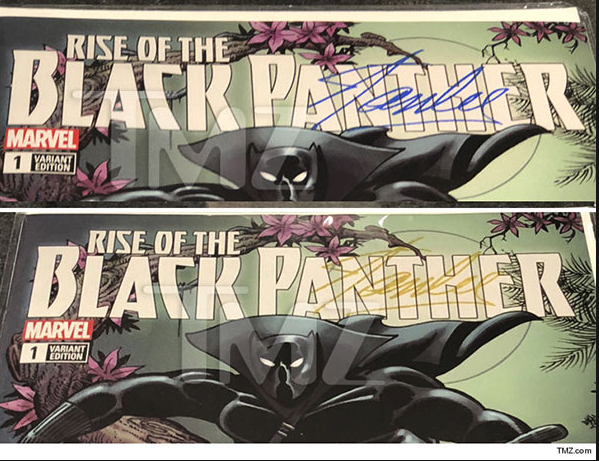Cómics Pantera Negra son autografiados con supuesta sangre robada de Stan Lee