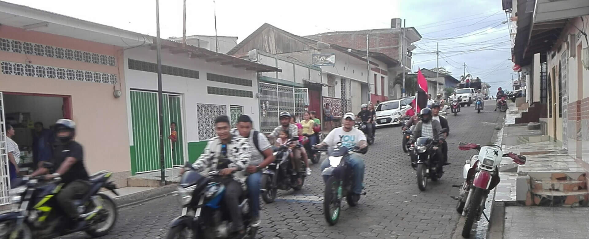 Juigalpa dice No Más Tranque en caravana que recorrió las principales calles de la ciudad 