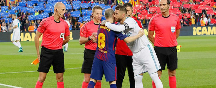 Sergio Ramos dedicó emotivo mensaje a Iniesta en su último Clásico