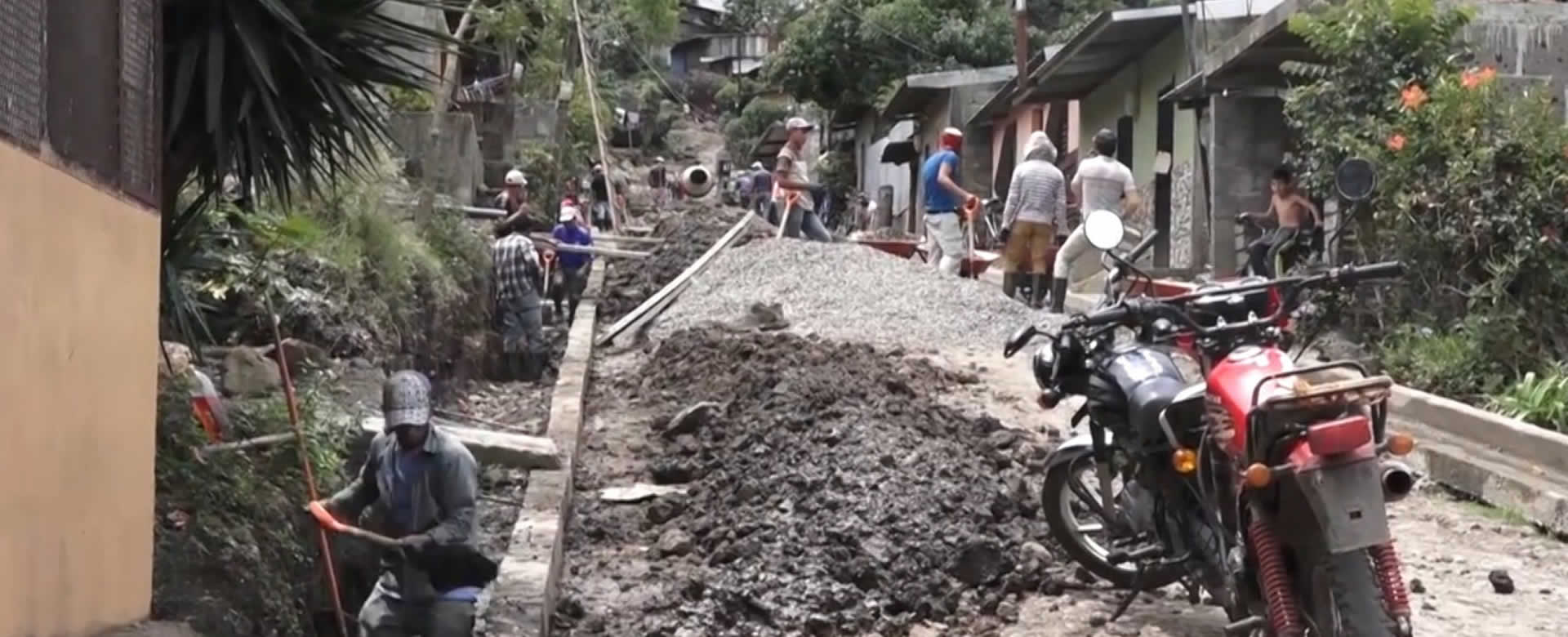 Avanza obra de construcción de drenaje pluvial en Jinotega