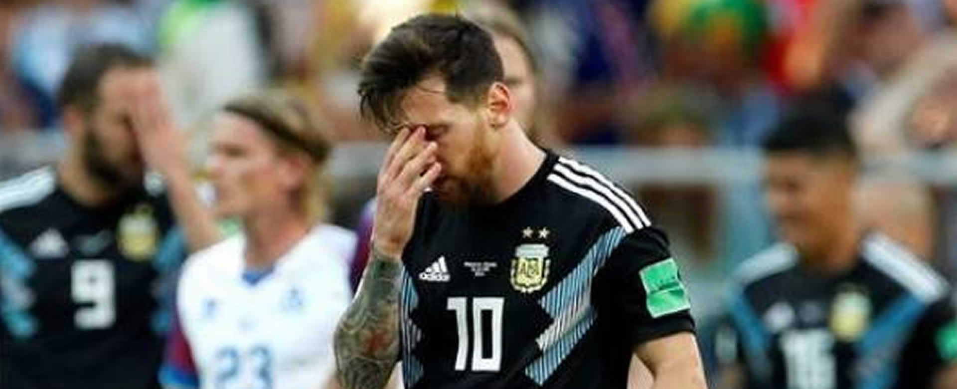 Messi inicia el Mundial de Rusia con el "pies izquierdo"