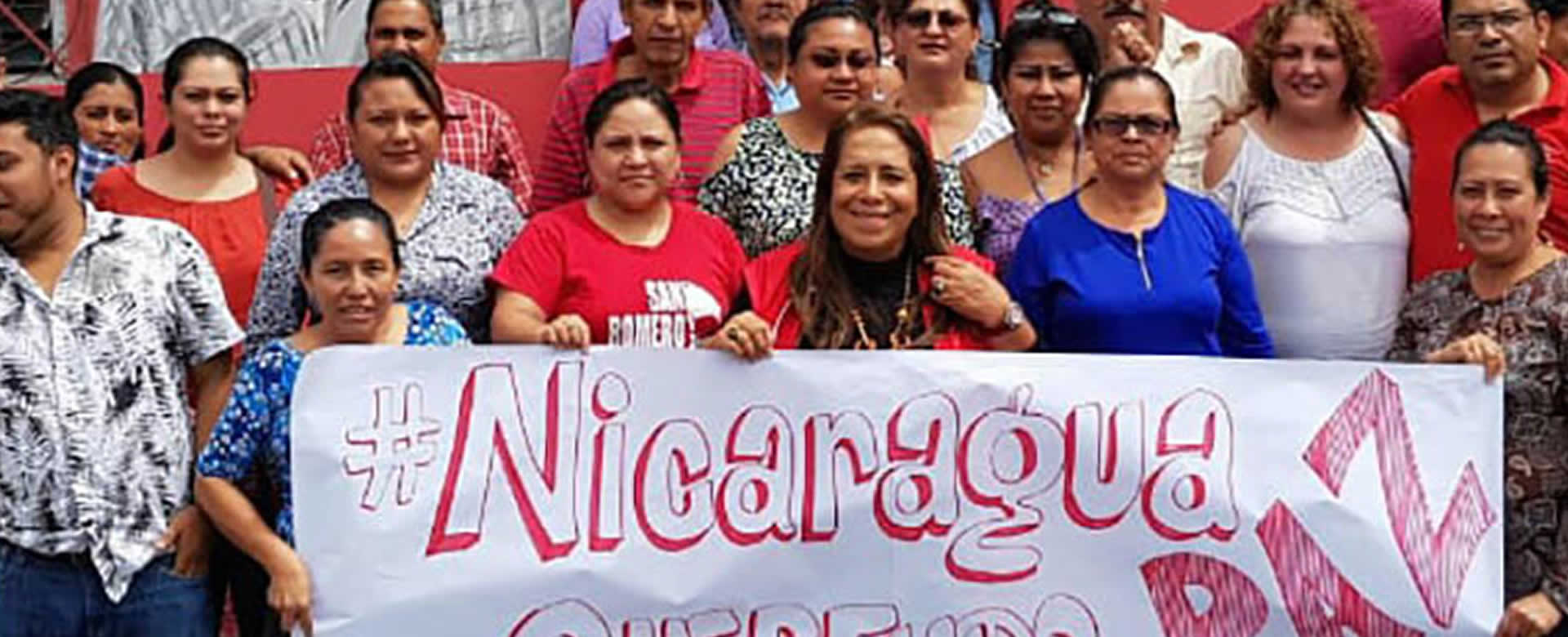 Pueblo hermano de El Salvador se solidariza con Nicaragua en la búsqueda de paz