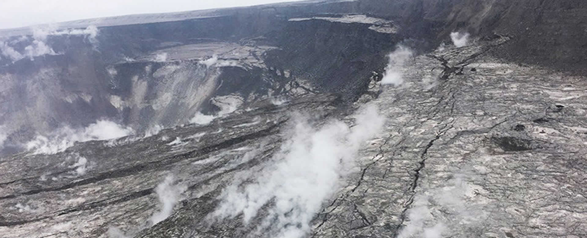 Dale un vistazo al cráter del volcán Kilauea tras su violenta la erupción
