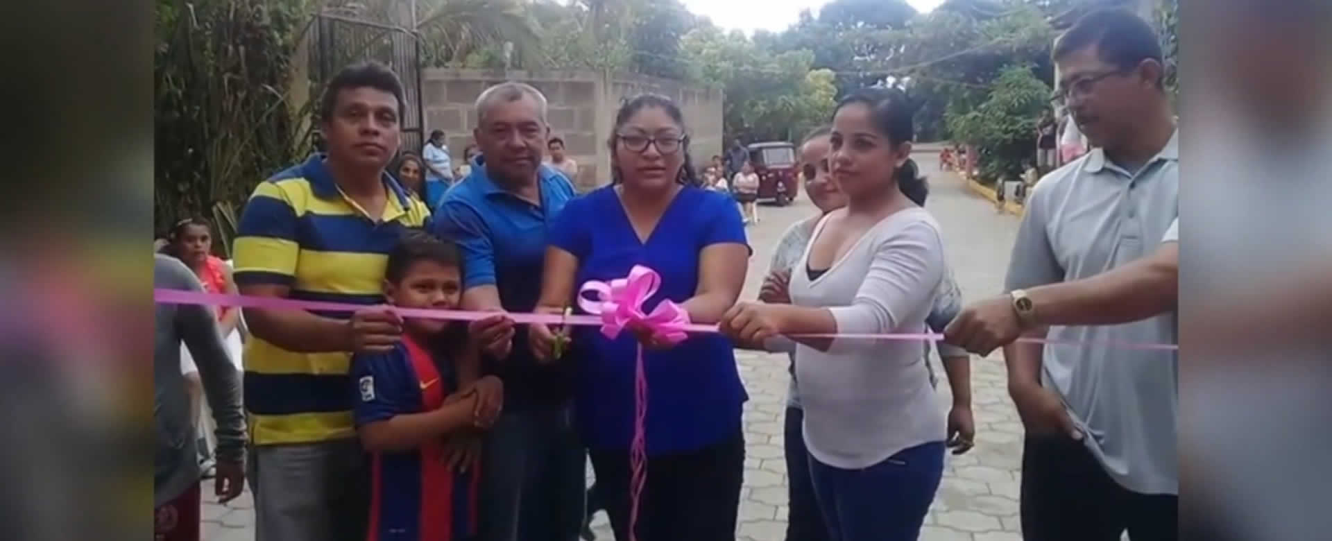 Calles dignas son inauguradas en Masatepe