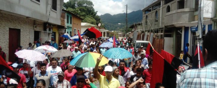 San Juan de Río Coco realiza caminata exigiendo justicia por las víctimas del terrorismo golpista