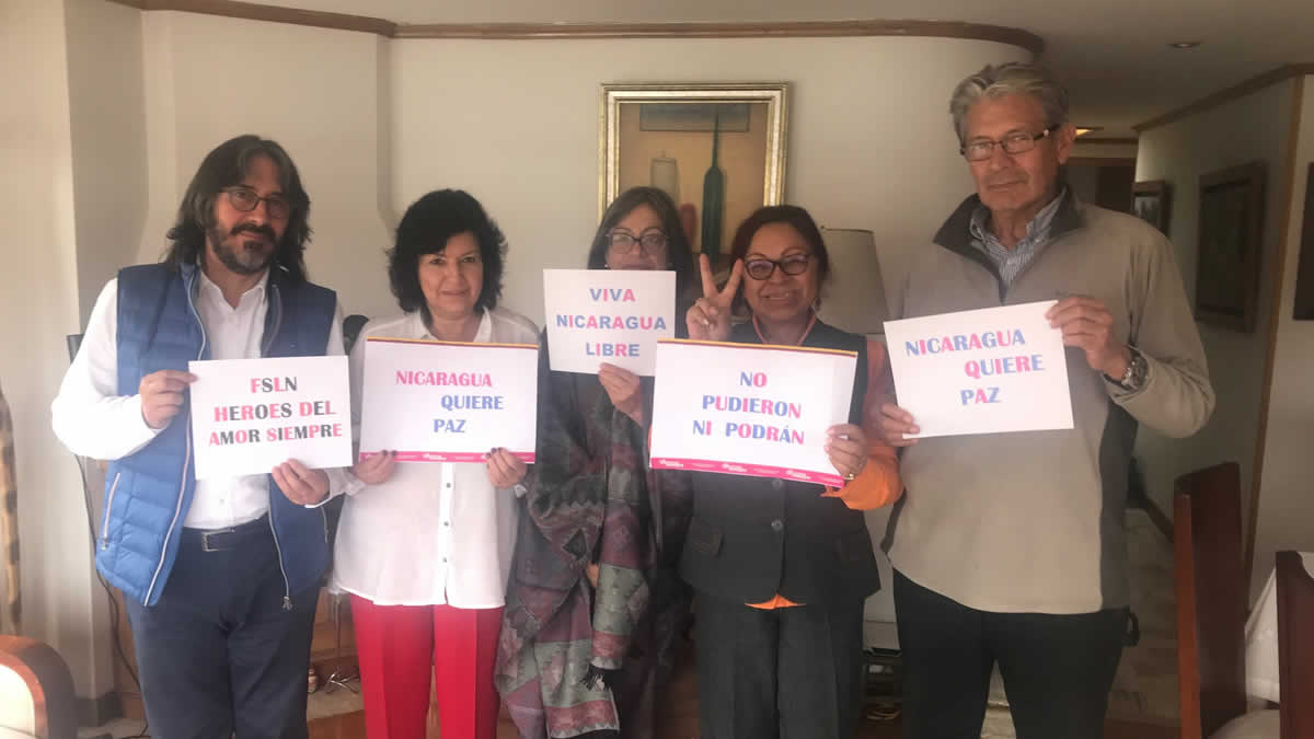 Muestra de solidaridad desde Colombia