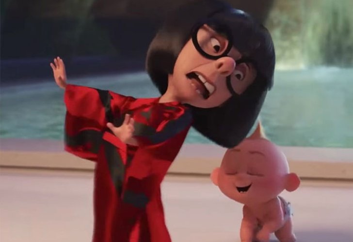 Pixar podría lanzar un corto sobre la noche de Edna Moda y Jack Jack en “Los Increíbles 2”