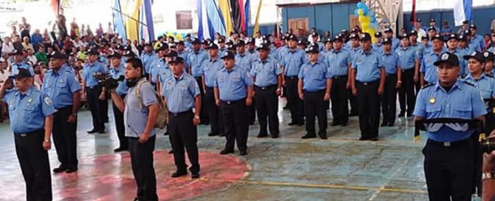 Miembros de la Policía Nacional de Rivas fueron ascendidos de grados