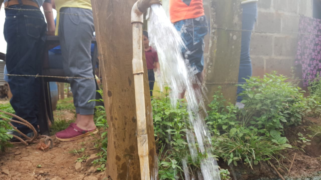 Más de cuarenta familias de la comunidad Betulia gozan de agua potable