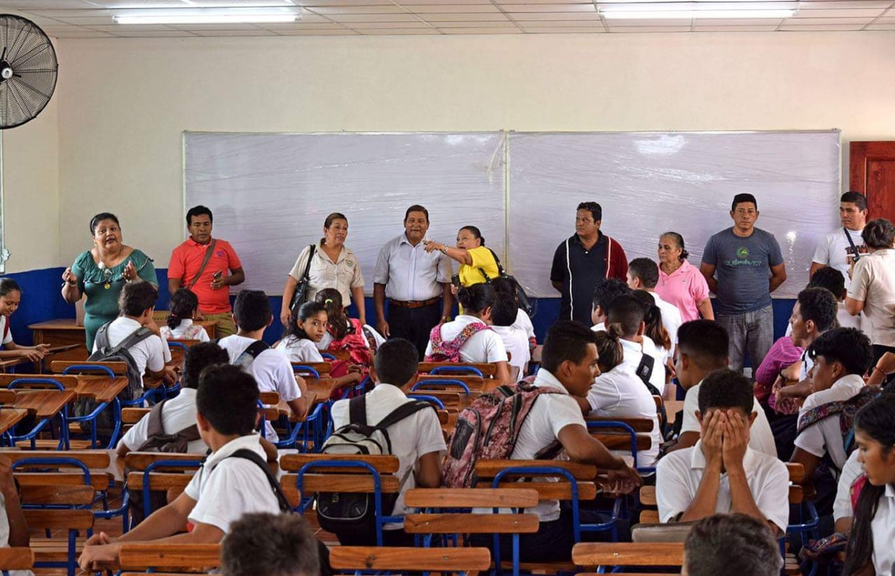 MINED inaugura nuevas aulas de clase en el Instituto de Belén, Chinandega