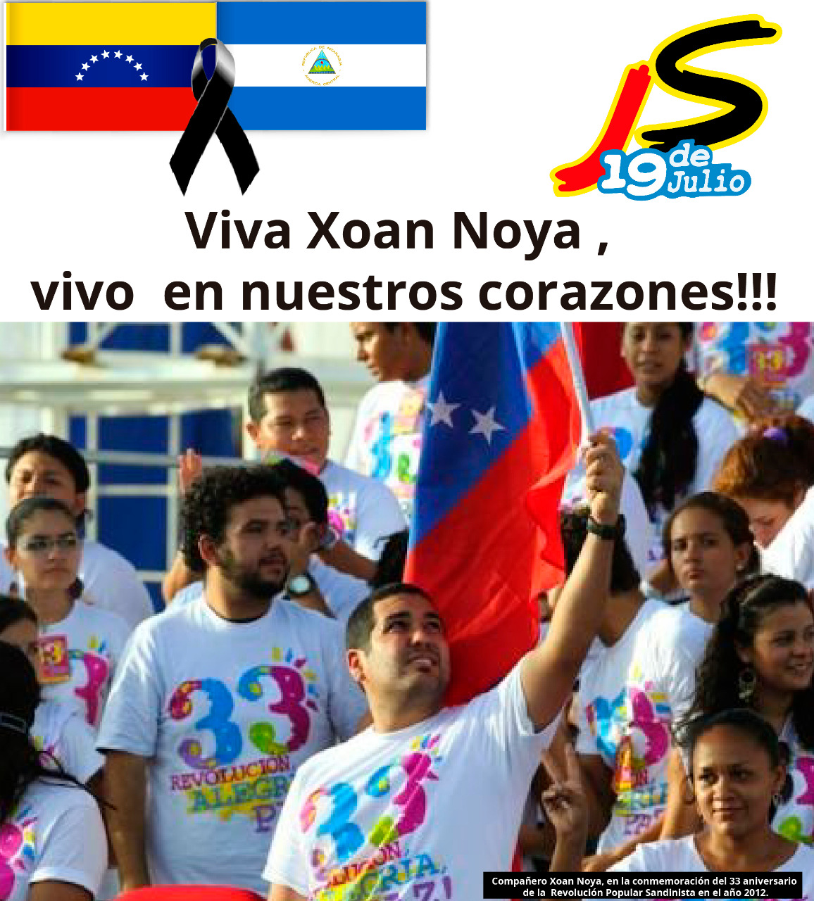 Consejo De Juventud Sandinista Expresa Solidaridad Por