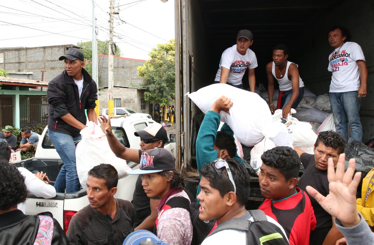 Llegó brigada de apoyo a familias albergadas de Tipitapa