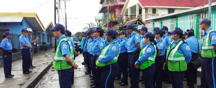 Policía del Caribe Sur brinda seguridad en las calles de toda la región